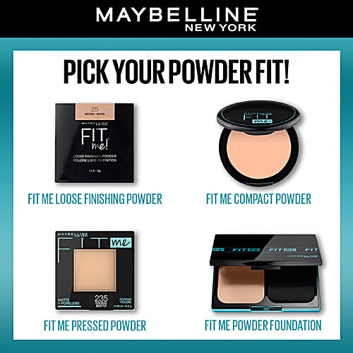Maybelline New York Fit Me Matte Poreless Compact Powder, 230 Natural Buff, 6 g  