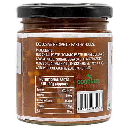 Organic Nation Schezwan Dip, 200 g Bottle