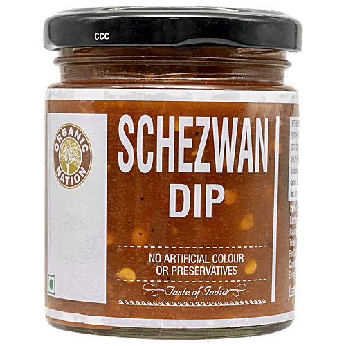 Organic Nation Schezwan Dip, 200 g Bottle