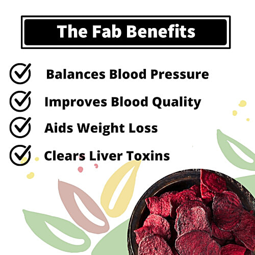 Fabbox Barbeque Beetroot Chips, 85 g Pouch 
