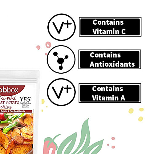 Fabbox Peri Peri Sweet Potato Chips, 91 g Pouch 