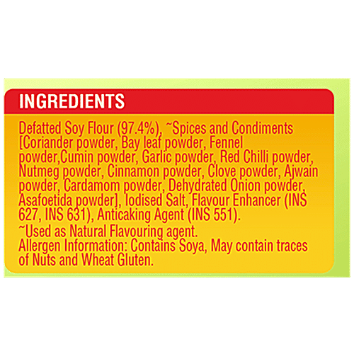 Saffola Mealmaker Masala Soya Mini Chunks, 170 g Pouch 