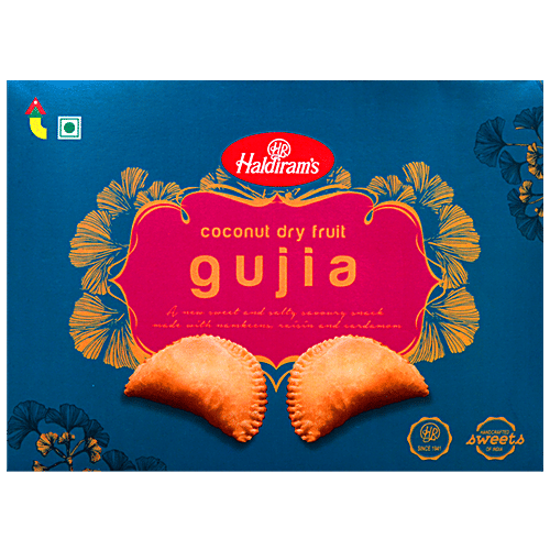 Haldiram's Coconut Dry Fruit Gujia, 400 g  