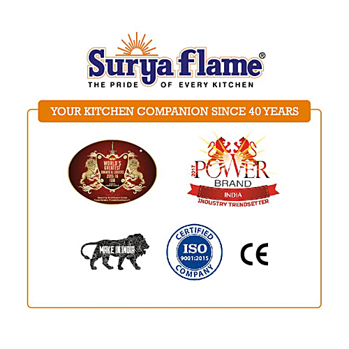 Buy Surya Flame Spark Lighter Chrome, 1Yr Warranty Online at Best