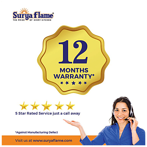 Buy Surya Flame Spark Lighter Chrome, 1Yr Warranty Online at Best