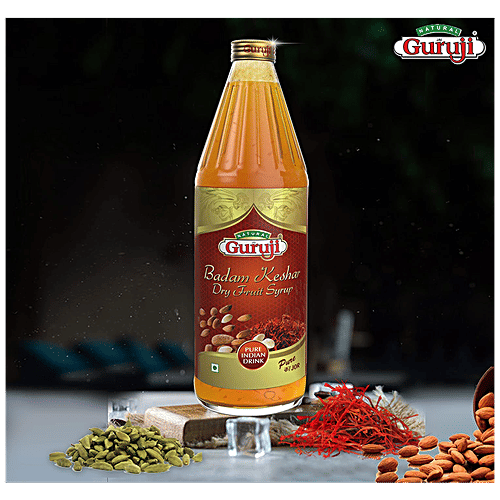 Buy Jai Guruji Badam Kesar Dry Fruit Syrup Online at Best Price of Rs