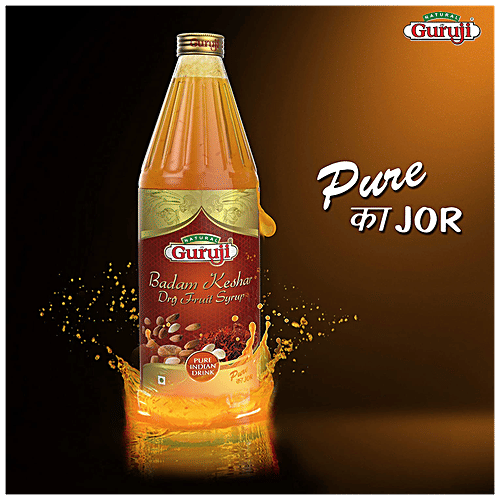 Buy Jai Guruji Badam Kesar Dry Fruit Syrup Online at Best Price of Rs