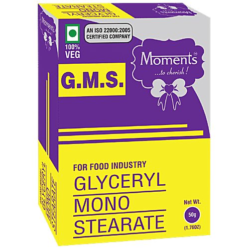 Moments Glyceryl Mono Stearate, 50 g Box