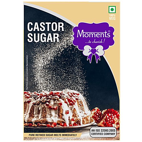 Moments Castor Sugar, 200 g BOX 