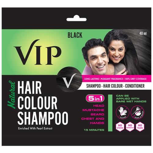 dannelse Fysik Fatal Buy Vip Hair Colour Shampoo Online at Best Price of Rs 96 - bigbasket
