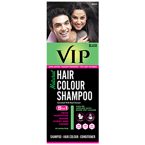 Buy Vip Hair Colour Shampoo Black Online at Best Price of Rs 700