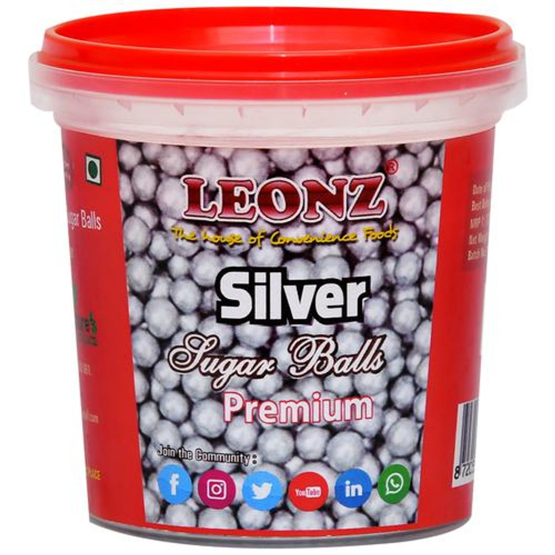 Leonz Silver Ball- Chocochips, 100 g Plastic container