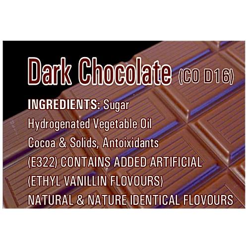 Leonz Dark Chocolate Bar - Smooth & Rich, For Snacking, Desserts, Baking Use, 250 g Pouch 