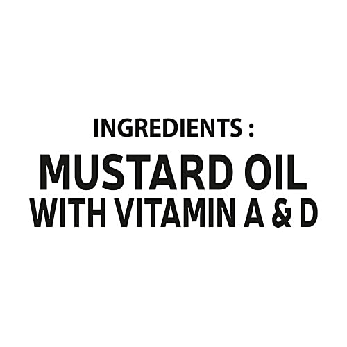 Maanik Kachi Ghani Mustard Oil, 1 L Pouch