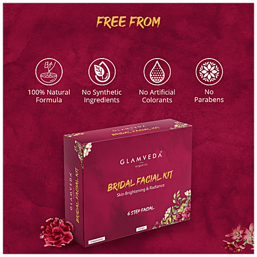 Glamveda Bridal Facial Kit - 6 Steps, 120 g  