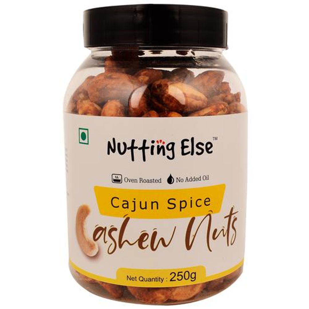 NUTTING ELSE Cajun Spice Cashew Nuts, 250 g 