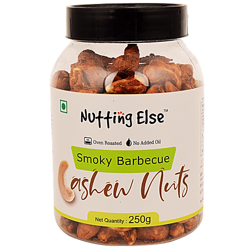 NUTTING ELSE Smoky Barbecue Cashew Nuts, 250 g  