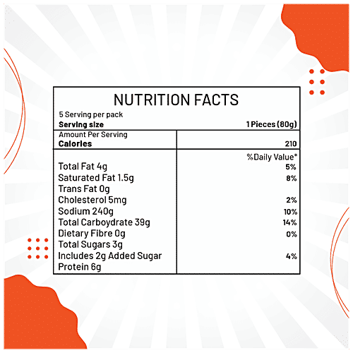 Haldiram's Tandoori Naan - Minute Khana, 400 g  