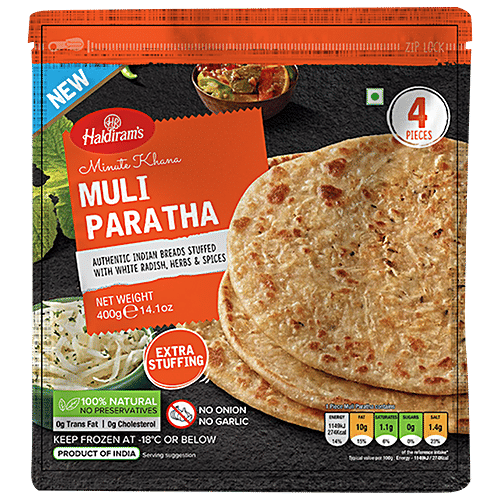 Haldiram's Muli Paratha - Minute Khana, 400 g