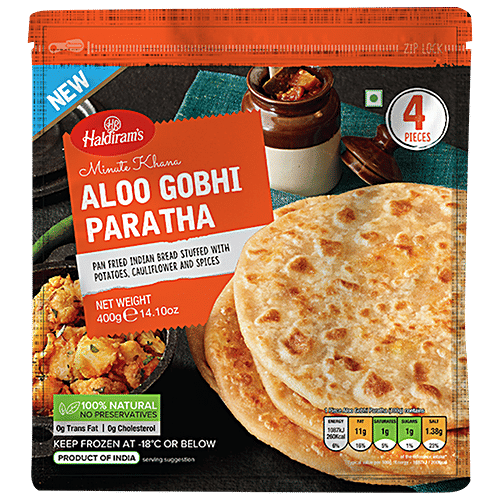 Buy Haldiram's Aloo Gobhi Paratha Minute Khana Online at Best Price