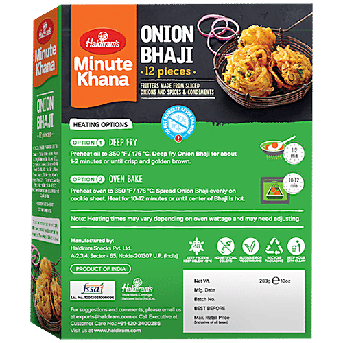 Haldiram's Onion Bhaji - Minute Khana, 283 g  