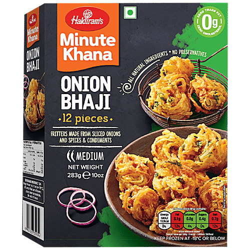Haldiram's Onion Bhaji - Minute Khana, 283 g  