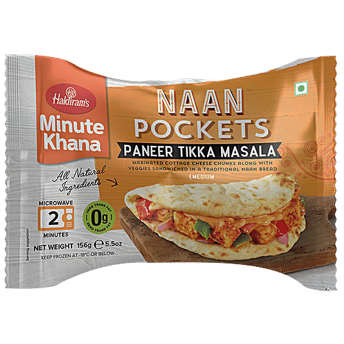Haldiram's Naanwich Paneer Tikkamasala - Minute Khana, 156 g  