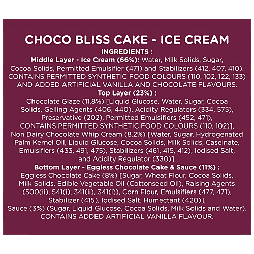Buy Havmor Ice Cream Cake Choco Bliss Online at Best Price of Rs 999 bigbasket