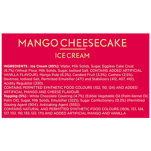 Buy Havmor Ice Cream Mango Cheese Cake Online at Best Price of Rs 250
