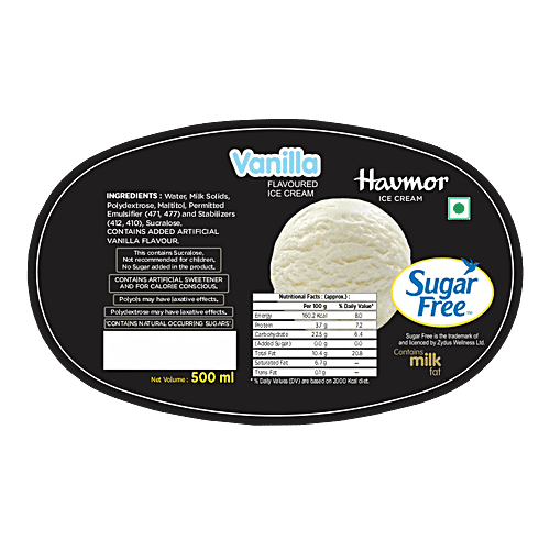 Buy Havmor Ice Cream Vanilla Sugar, Free Online at Best Price of Rs