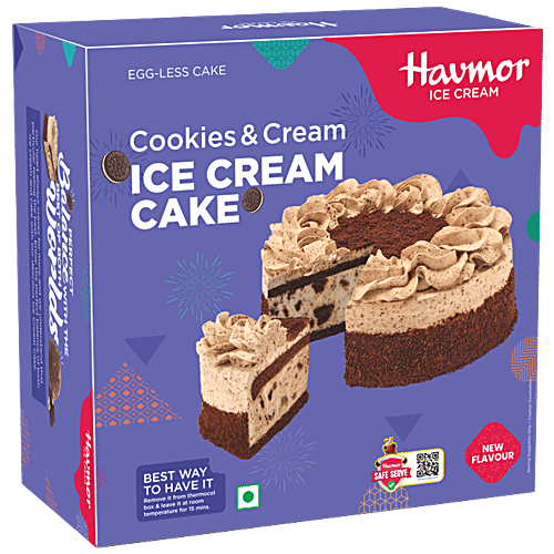 Buy Havmor Ice Cream Cake Cookies & Cream Online at Best Price of Rs