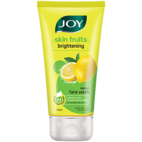Joy Skin Brightening Lemon Face Wash, 150 ml For Glowing Skin