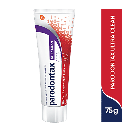 Parodontax Ultra Clean Toothpaste, 75 g Fluoride Toothpaste, Healthy Gums & Strong Teeth