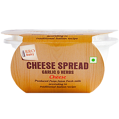 Buy RRO DAIRY Cheese Spread Garlic & Herbs Online at Best Price of Rs