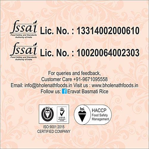 Eravat Mogra Basmati Rice, 5 kg  