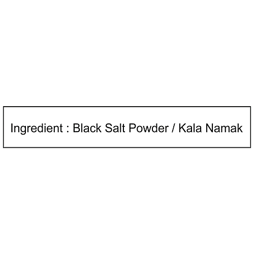 Salz & Aroma Black Salt Powder, 1 Kg Pet Jar 
