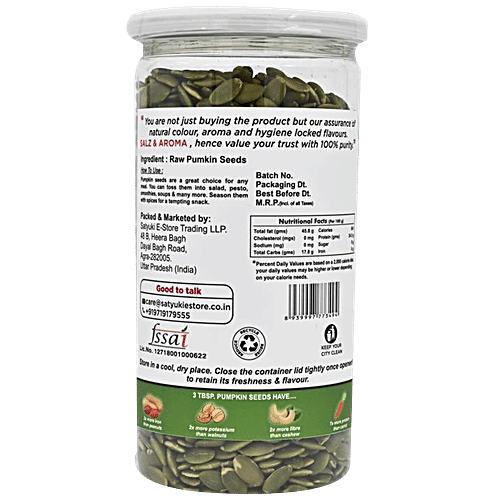 Salz & Aroma Pumpkin Seeds, 500 g Pet Jar 