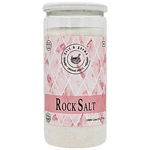 Salz & Aroma Rock Salt, 1 kg PET Jar 