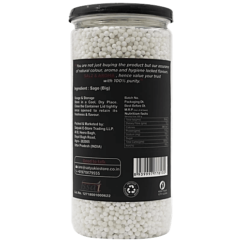 Salz & Aroma Sago Big, 750 g Pet Jar 