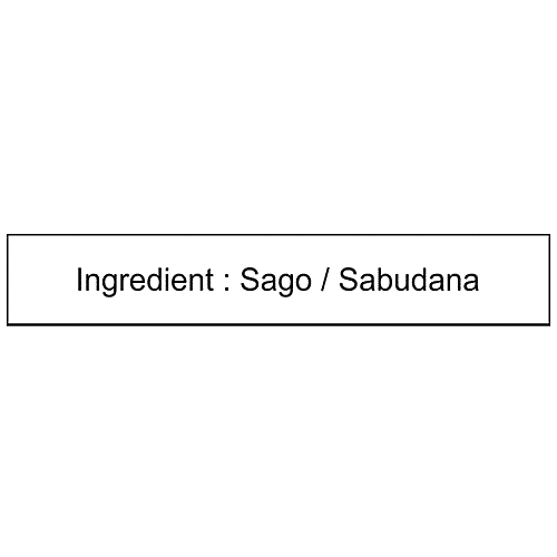 Salz & Aroma Sago Big, 750 g Pet Jar 