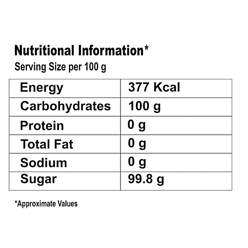 Salz & Aroma Sugar Candy / Mishri Daana, 500 g PET Jar 