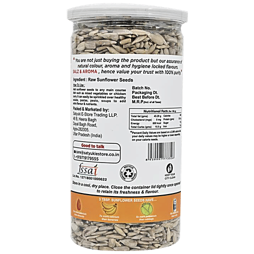 Salz & Aroma Sunflower Seeds, 500 g Pet Jar 
