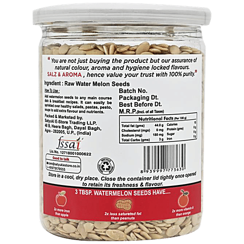 Salz & Aroma Water Melon Seeds, 250 g Pet Jar 