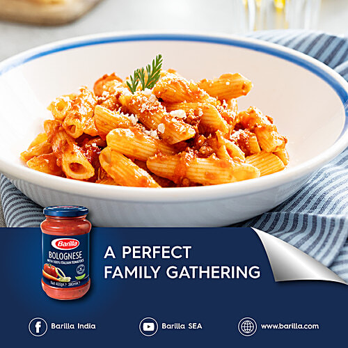 Barilla Bolognese Pasta & Pizza Sauce - With No Added Preservatives, Gluten Free, 400 g Jar 