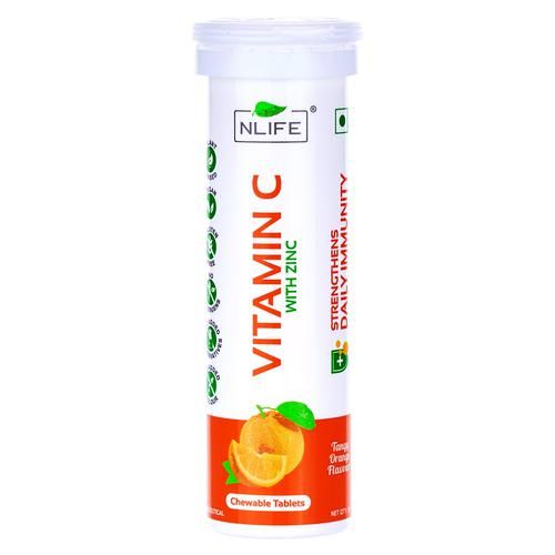 Buy Nlife Vitamin C With Zinc Chewable Tablets Online At Best Price Of Rs 179 Bigbasket