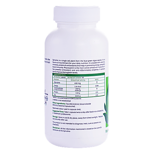 Buy Nlife Spirulina Capsules Online at Best Price of Rs 749 bigbasket