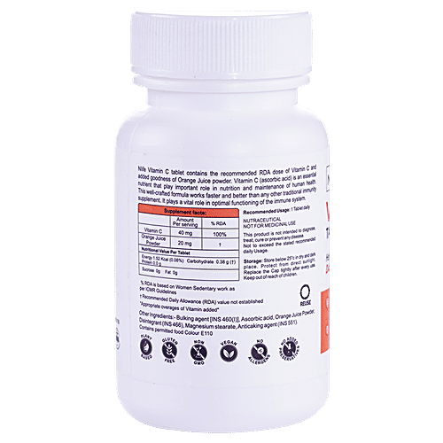 Buy Nlife Vitamin C Non Chewable Tablets Online at Best Price of Rs