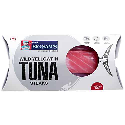 Buy Big Sams's Wild Yellowfin Tuna Steaks Online at Best Price of Rs