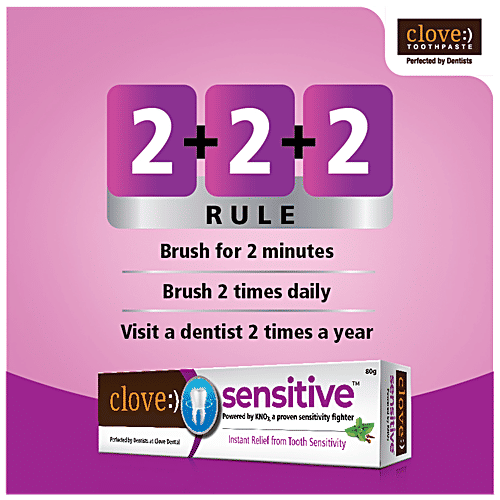 Buy Clove Sensitive With AntiSensitivity & Fluoride Toothpaste