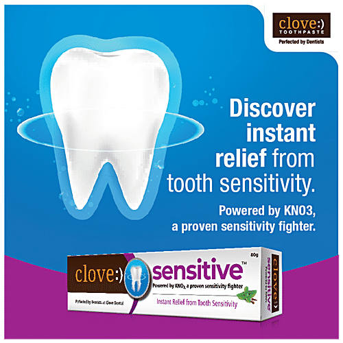 Buy Clove Sensitive With AntiSensitivity & Fluoride Toothpaste